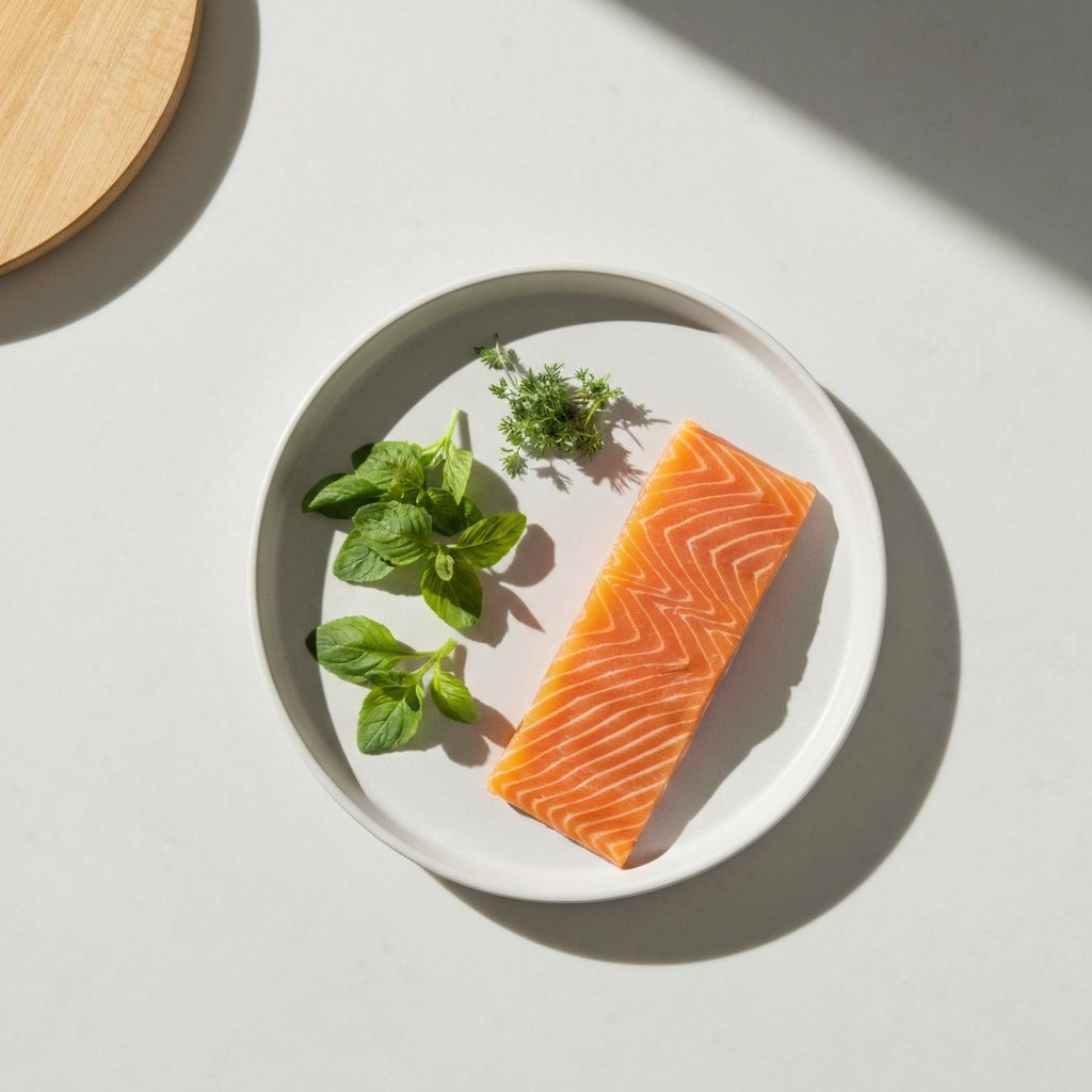 Thoughtfully arranged nutritious meal